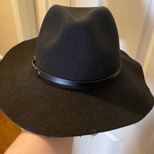 Black Floppy Hat